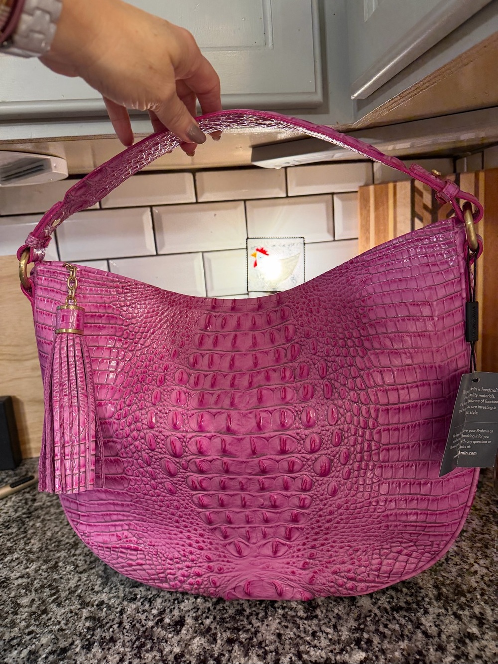 NWT Brahmin Pink Shoulder bag